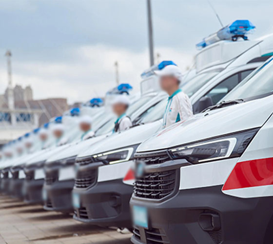 交口县服务车队展示